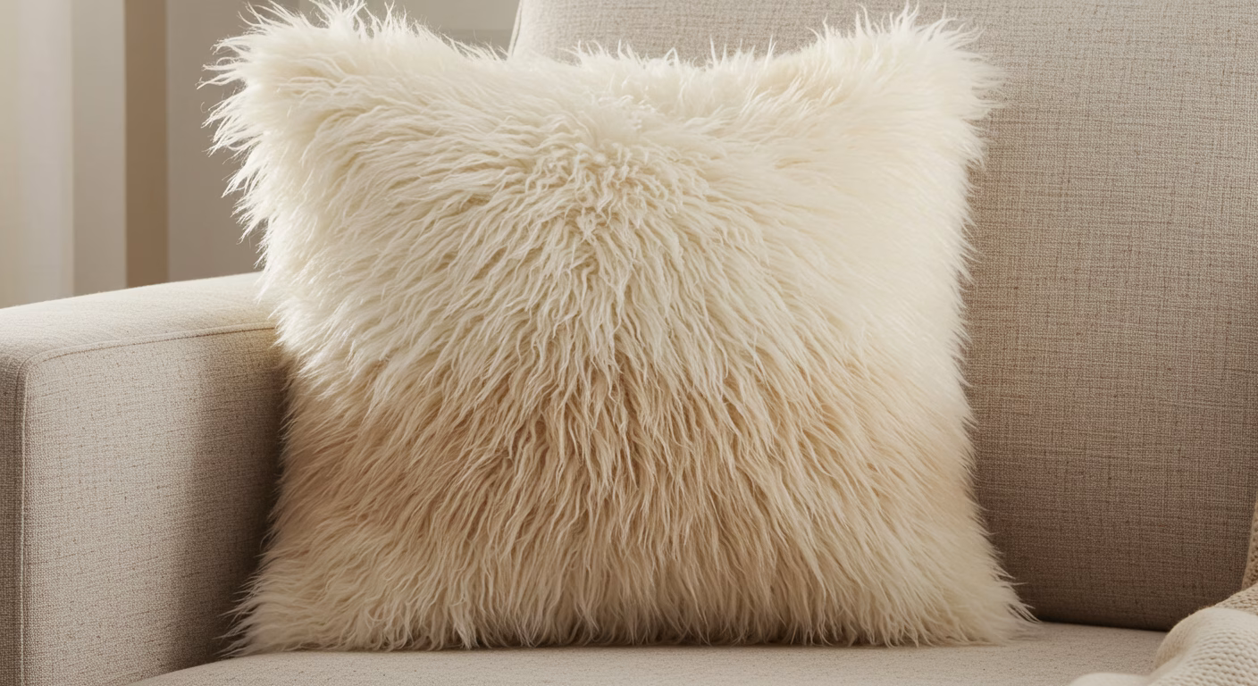 mimi home- fluffy throwpillow