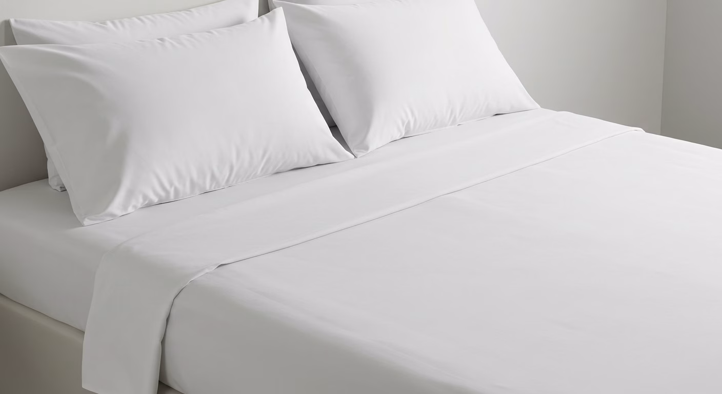 white pillowcase