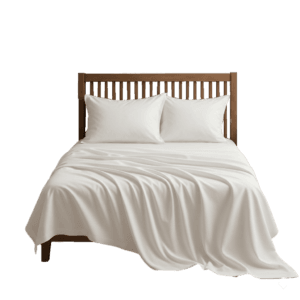 white bedsheet